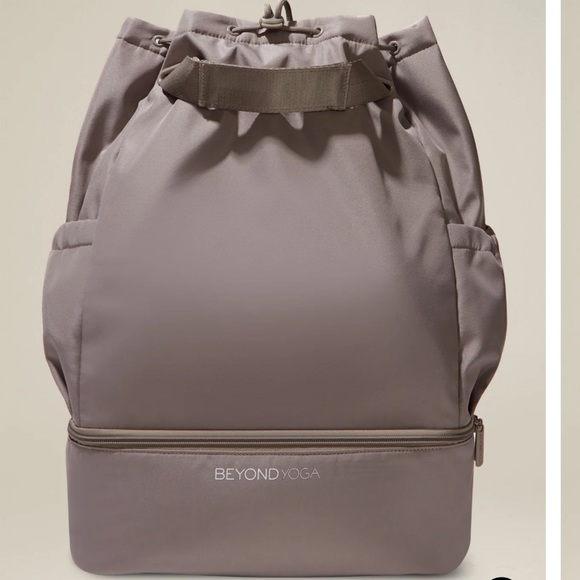 Beyond Yoga Convertible Gym Bag In Birch - Picture 7 of 13